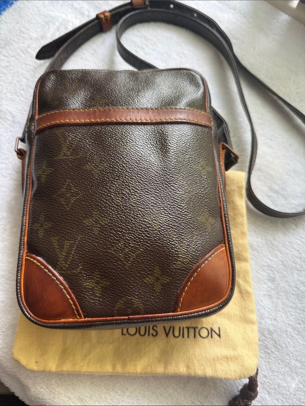 Louis Vuitton Shoulder Bag Danube Brown Monogram